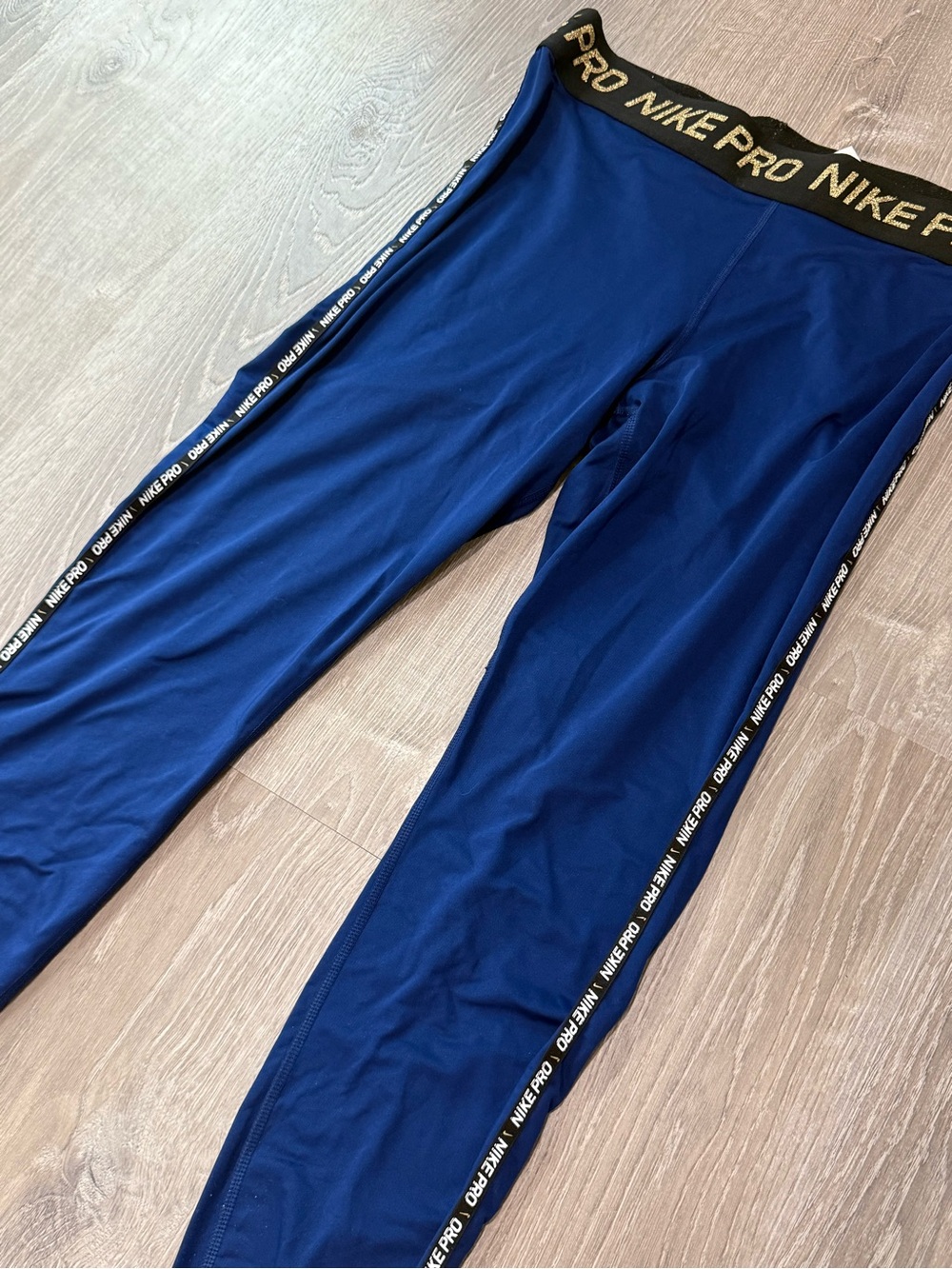 Nike Pro Dri-FIT Blue Compression Leggings | Women’s XXL - Picture 5 of 5